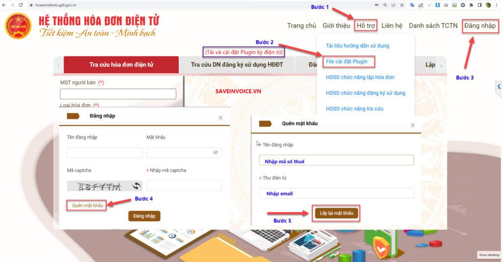Lay Mat Khau Hoadondientu.gdt.gov.vn
