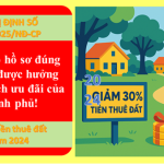 nghị định 87 về giảm tiền thuê đất